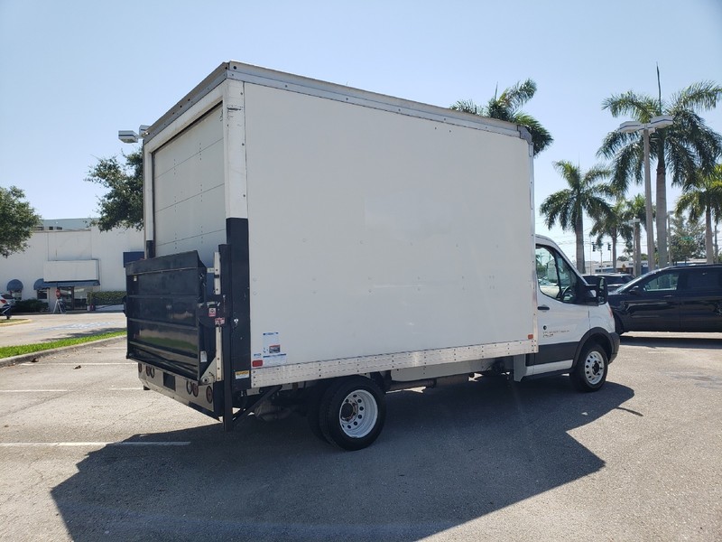 Pre Owned 2018 Ford Transit T 350 12 Foot Box Truck With Liftgate Rear